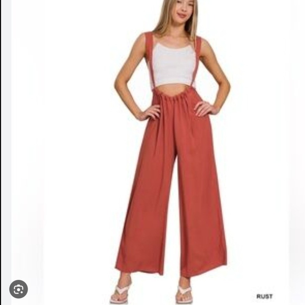 ZENANA Wide Leg Jumpsuit Wide Leg Strappy Culotte Wide Leg Bundle of 3